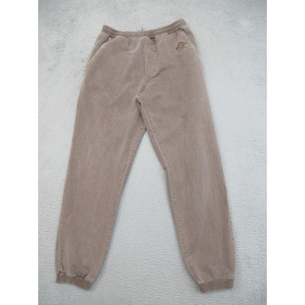 Vintage Crazy‎ Shirts Joggers Mens L Brown Chocolate Dyed Y2K Skater Gymwear